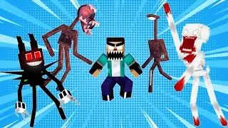 SCP-096, SiRENHEAD, CARTOON CAT - ATTACKS Animation