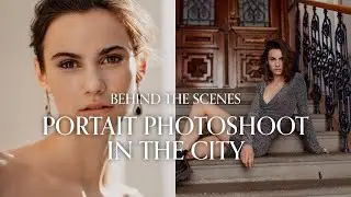 Photoshoot in the city – Portrait Shoot Behind The Scenes