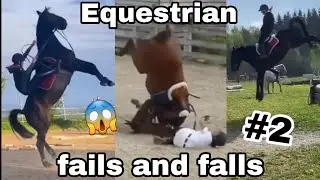 😱😫 Equestrian fails and falls #2