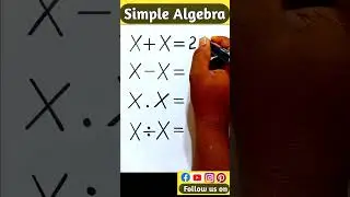 Simple Algebra || @Sky Struggle Education || #short