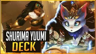 SIVIR, AKSHAN & YUUMI PAPERCRAFT COMBO! Shurima Yuumi Deck - Legends of Runeterra 3.02