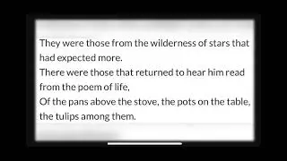 Large Red Man Reading by Wallace Stevens