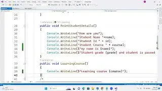 C# Day3 - Methods & Access Modifiers