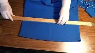 🔵⚫Как я отрезаю юбку из экокожи  или как я выполняю заказы.How do I cut off an eco-leather skirt