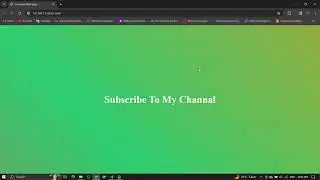 Using HTML AND CSS Create Animated Background of the Web Page