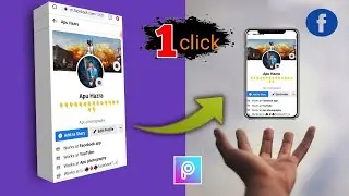 Facebook Profile Pic Editing ||1 Click Photo Editing || Picsart Editing Tutorial