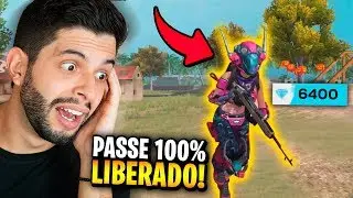 VALEU A PENA?!? JÁ LIBEREI TODO O PASSE DE GAMES NO FREE FIRE E MITEI!