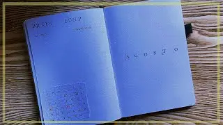 come fare un bullet journal semplice e minimal: agosto plan with me