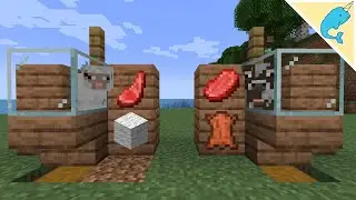 Easy Cow, Sheep, and Pig Farm Tutorial! l Minecraft 1.19+ , Compact