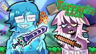 Terraria 2v2 Race, But Every 30 SECONDS we get a RANDOM Item..