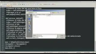 13 - Python PyQt (Interfaz gráfica) - WebKit QTabWidget (pestañas de navegación)