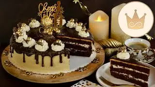 LECKER! SCHOKO-SAHNE-TORTE! WEIHNACHTSTORTE BACKEN! SILVESTERTORTE 🤩 REZEPT VON SUGARPRINCESS