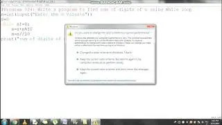 Write a program to find sum of digits of n using While loop