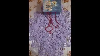 Салфетка Незабудка  завершающая часть