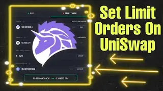 UniTrade Mainnet is live | Here's How to Set Limit Orders On Uniswap !