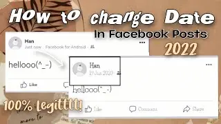 How to change Date in Facebook Posts 2022 // 100% Legit and Easy Way // For Old and New Accounts