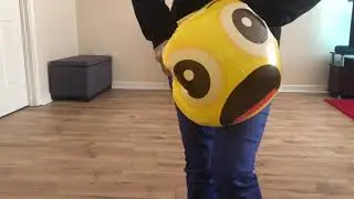 Fun beach ball pop