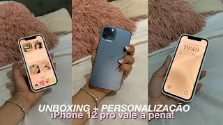 IPHONE 12 Pro vale a pena? *unboxing + personalização iOS 18* 🌸🎀✨
