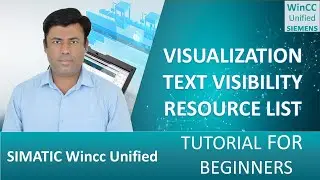 9-WinCC Unified V20: How to Configure Text Visibility with Resource List? | WinCC Unified Tutorial