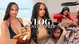 VACATION PREP VLOG | VIRAL Mermaid Braids, DIY BRAZILIAN WAX, Lashes & Nails!