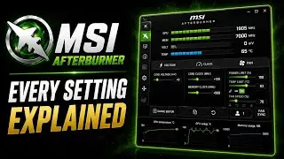 MSI Afterburner Complete Guide | Every Setting Explained