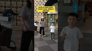 momen haru ketika TKW bertemu dengan anaknya setelah bertahun-tahun ‼️ 