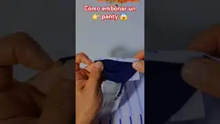 Como embonar un panty #coser #costura #sew #sewing #trucos #ideas