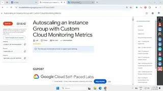 Autoscaling an Instance Group with Custom Cloud Monitoring Metrics || GSP087
