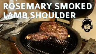 Rosemary Smoked Lamb Shoulder on Kamado Joe with Lipton Onion Roasted Potatoes