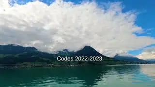 CODES 2022  | CÓDIGOS 2022 | КОДЫ 2022