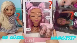 Dünyanın en güzel bebek yüzlü bebeği doll face mga Kuaförcülük oyunu who's that girl Bidünya Oyuncak