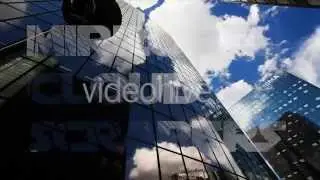 Mirrored CloudScrapers - Videohive Stock Footage