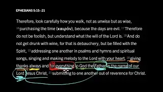 Give Thanks for Everything — Really? Ephesians 