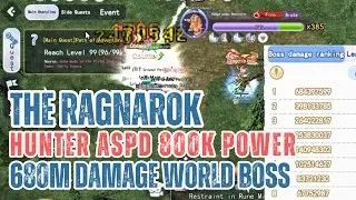Hunter ASPD 680M Damage World Boss - The Ragnarok Ft. Nexonbox
