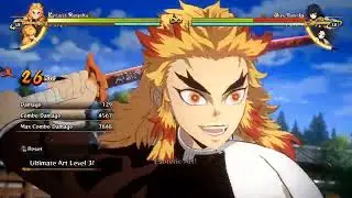 Rengoku Combos Set Your Heart A Blaze!❤️‍🔥| Demon Slayer Hinokami Chronicles.
