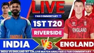 Ind vs Eng 1st T20 Match 2026 | India vs England Live Cricket Score & Fan Commentary🎤