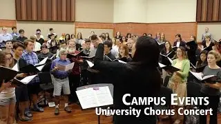 University Chorus Concert Nov 20