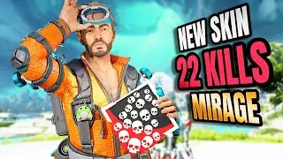 MIRAGE 22 KILLS WITH NEW SKIN WAS AMAZING (Apex Legends Gameplay)