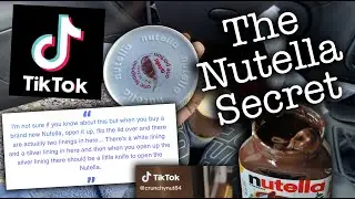 Does Nutella come with a secret knife in the lid? Watch this video till the end!