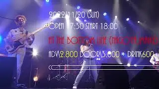 2022年11月20日(日) 　名古屋ボトムライン ライブ告知動画です