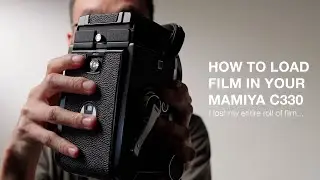 How to load film in the Mamiya C330 and some photos