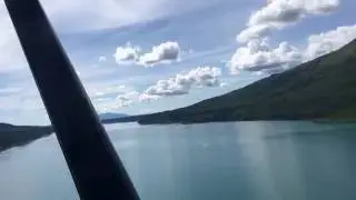 Landing on Chelatna Lake