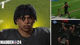 Creation & NFL Combine! Madden 24 Superstar! Ep.1