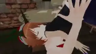 Christmas mutsu same size vore makes a wish