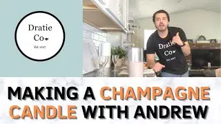 Making Champagne Candles with Andrew | Candle Making Tips & Tricks