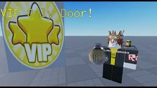 How To Make A VIP Only Door In Roblox Studio!