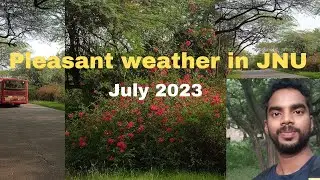 Green Campus view after Raining 🌧️ || JNU || Monsoon season|| July 2023
