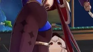 【Genshin Impact】Looking At Mona's Thights and Butt For 2 Min Straight【Hetaku】