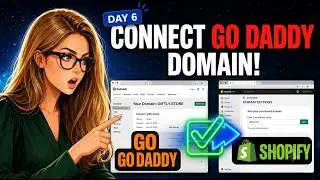 How to Connect GoDaddy Domain to Shopify in 2026 Fast & Easy | Day 6