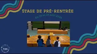 Teaser Stage de Pré-Rentrée 2024